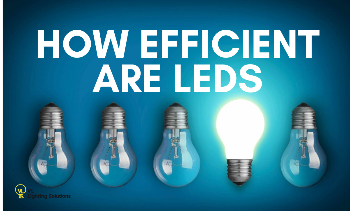 how efficient are LEDs