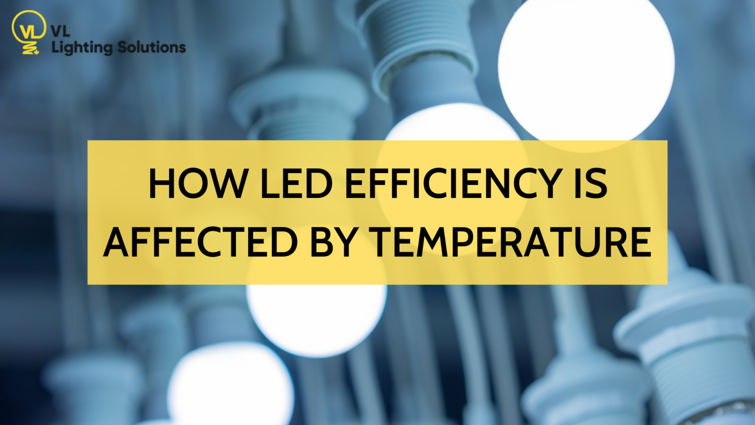 temperature affects LED efficiency